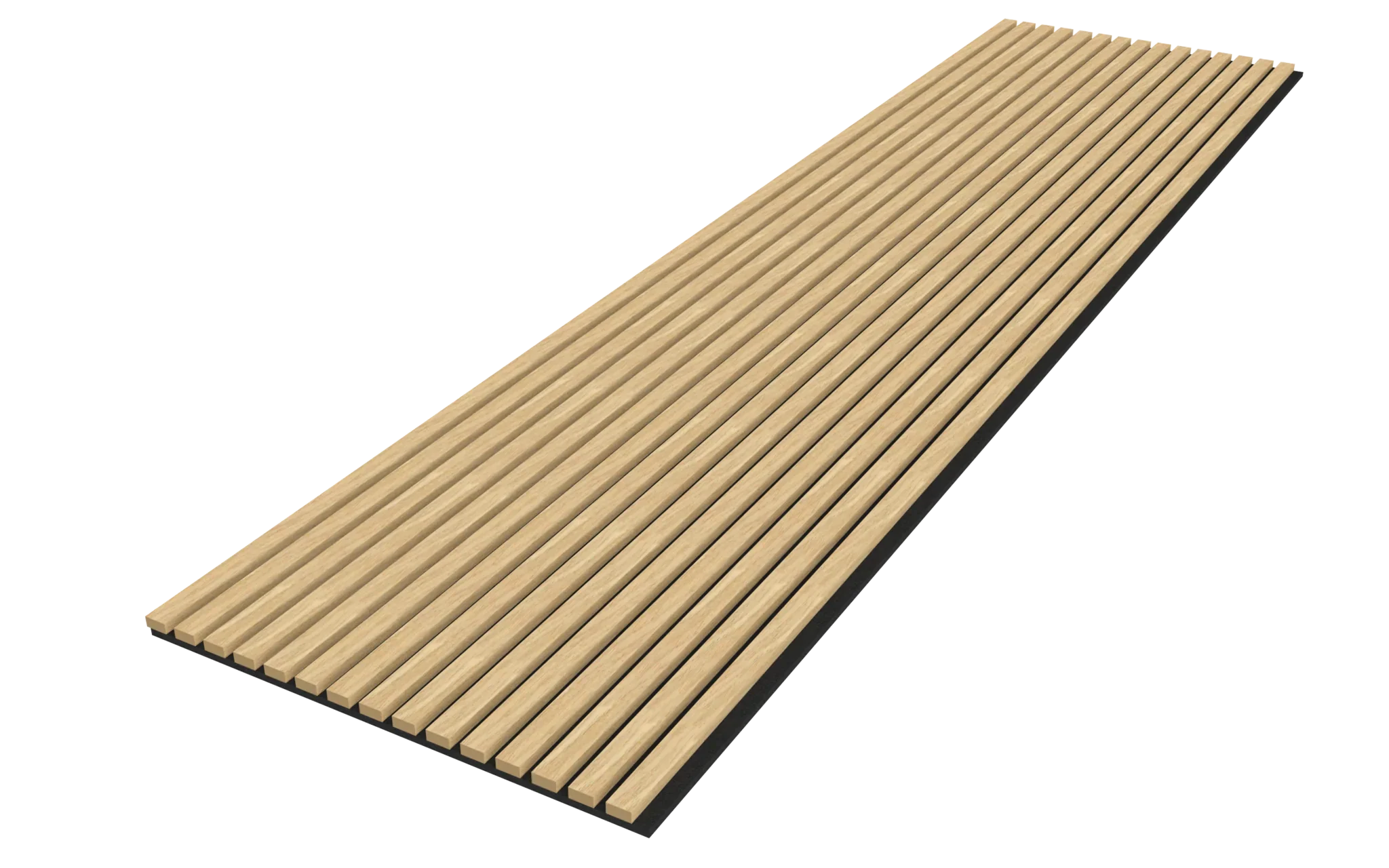 Akoestische panelen 270 x 60 x 2.2 cm - Eiken Naturel - Image 5